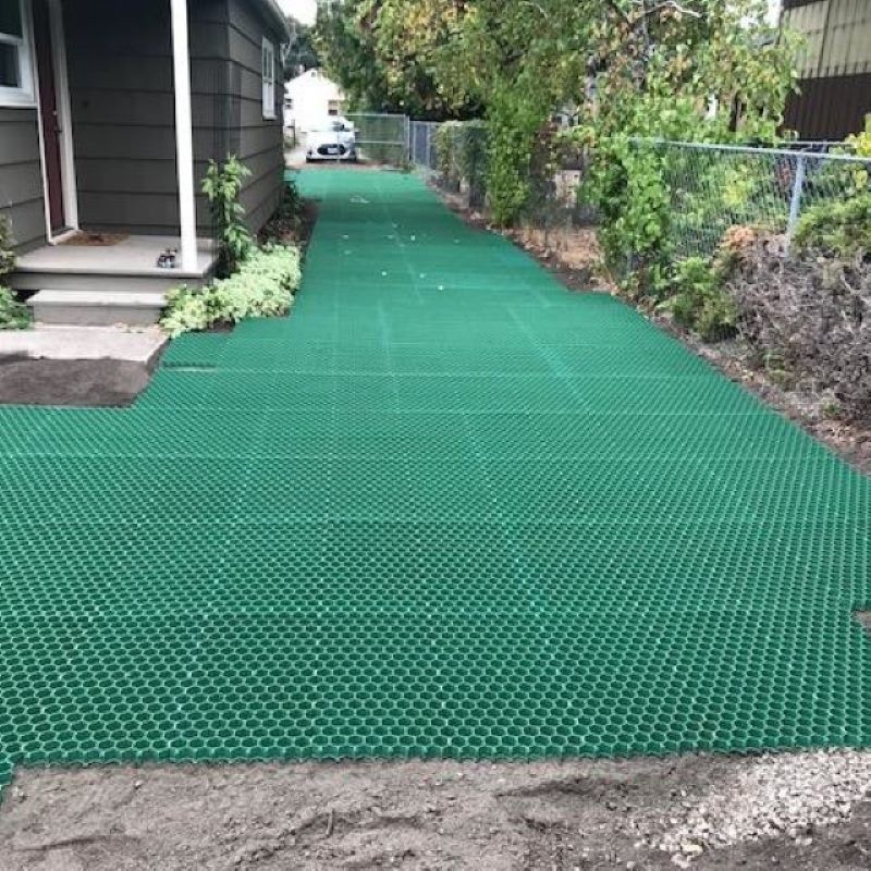 Rejilla de plástico para césped, pavimentación de estacionamientos, rejilla para grava para productos de jardinería comercial, diseño de caminos de jardín y campos de golf