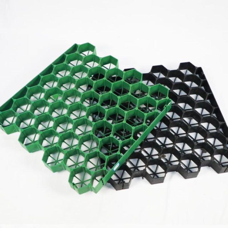 Rejilla de plástico para césped, pavimentación de estacionamientos, rejilla para grava para productos de jardinería comercial, diseño de caminos de jardín y campos de golf