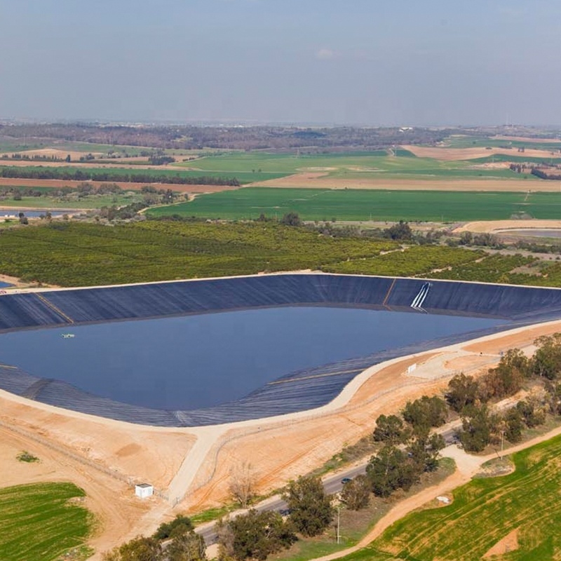Liner de geomembrana de HDPE para aplicaciones de acuicultura, piscifactorías, estanques, presas, piscinas y contención de agua