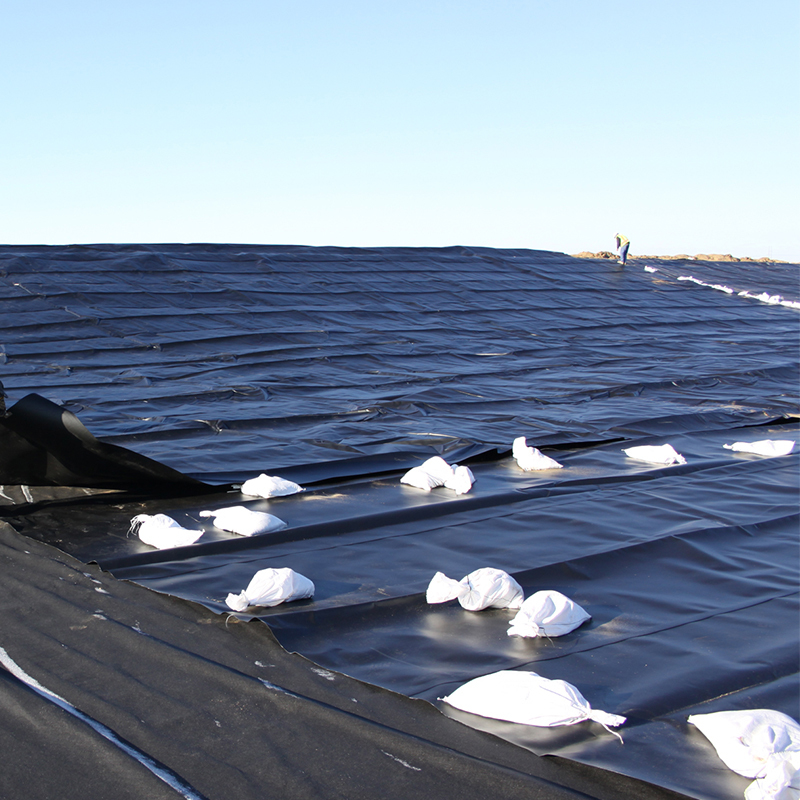 Precio de fábrica 100% polietileno virgen de alta densidad geomembrana de HDPE impermeable anti-filtración lisa y texturizada para revestimiento de estanques de vertederos minería de presas de agua y lagos
