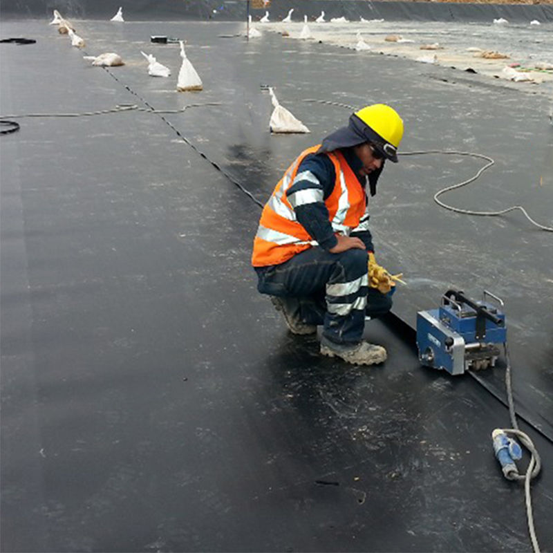 0.3mm/0.4mm/0.6mm/0.75mm/1mm/1.4mm/1.5mm 20mil 30mil 40mil HDPE Geomembrana Liner para estanques / Fabricante de geomembrana Precio del distribuidor de fábrica