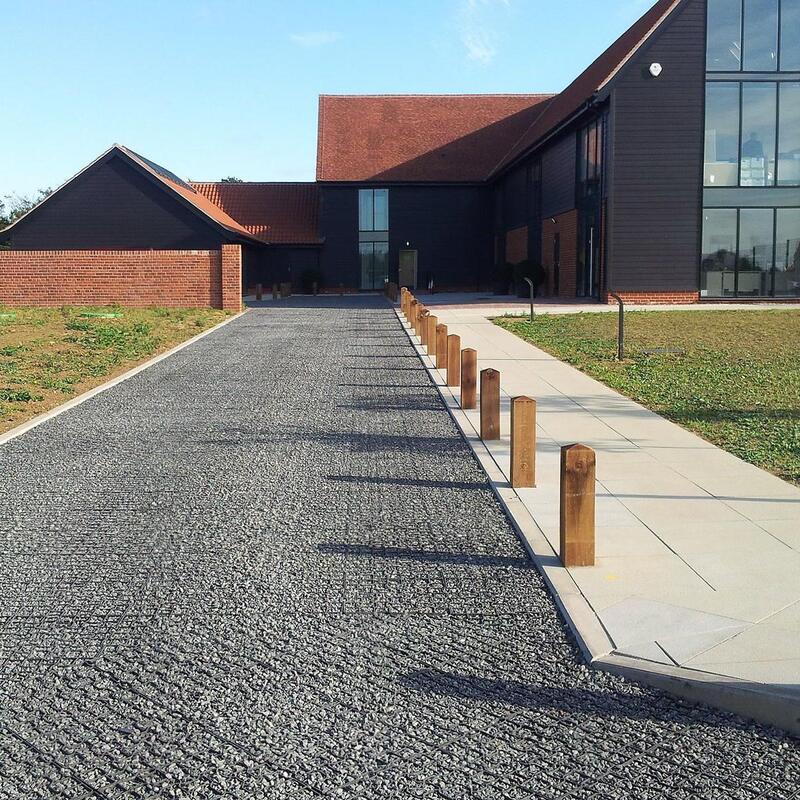 Rejilla de plástico HDPE para césped para estacionamientos de pavimento de césped, control de erosión de taludes, estabilización del suelo, adoquines de grava y paisajismo, rejilla de césped de plástico